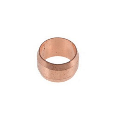 Securplumb Copper Compression Olives (Pack Of 50) Copper (22mm) from B&Q