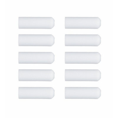 B&Q -  Seriously Good Gloss Paint Roller Sleeve (Pack Of 10) White (One Size)