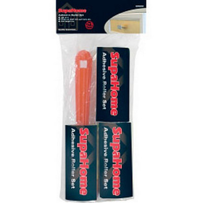  - Supahome Lint Roller (Pack Of 3) Orange (One Size)