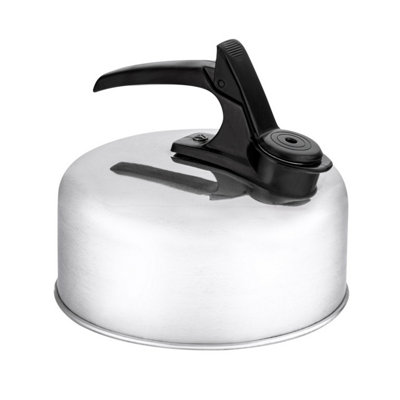 Pendeford 2L Whistling Kettle Silver/black (One Size) from B&Q
