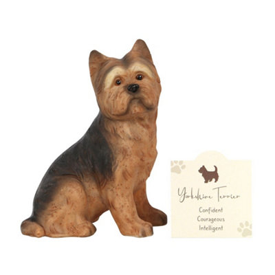 Something Different Resin Yorkshire Terrier Ornament Brown (One Size) from B&Q
