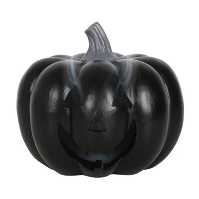  - Something Different Pumpkin Incense Cone Holder Black (One Size)