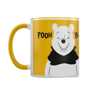  - Winnie The Pooh Faces Inner Two Tone Mug Yellow/white (One Size)