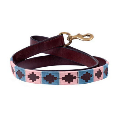 Benji & Flo Synergy Polo Leather Dog Lead Grape/riviera Blue (115Cm) from B&Q