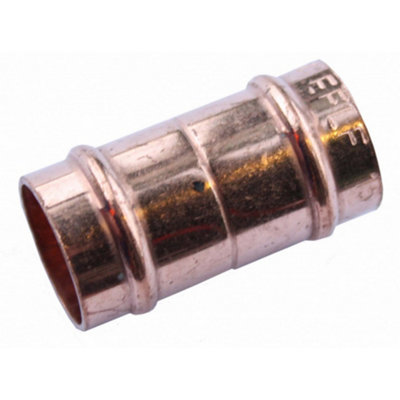 Oracstar Straight Connector (Pack Of 2) Bronze (15mm) from B&Q