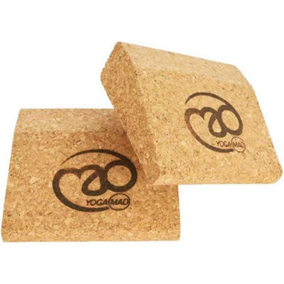 Yoga-Mad Yoga Wedge (Pack Of 2) Brown (One Size) from B&Q