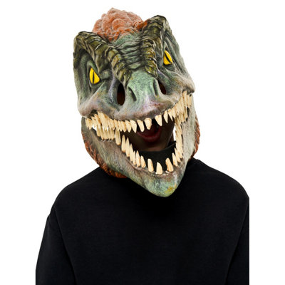 Juric World Pyroraptor Movable Jaws Mask Green/orange (One Size) from B&Q