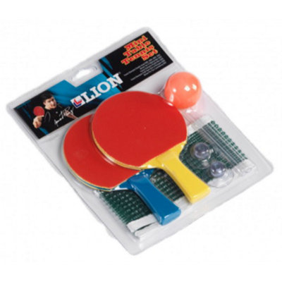  - Lion Table Tennis Set Red/blue/yellow (One Size)