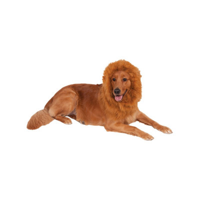 Bristol Novelty Lions Mane Dog Costume Brown (One Size) from B&Q