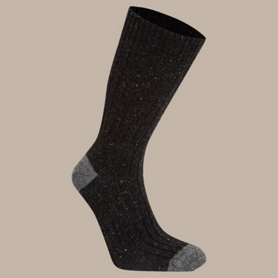 Craghoppers Unisex Black Torver Walking Socks Pepper / Light Grey - Size 4/3.5/4.5/5/3 - Image 8
