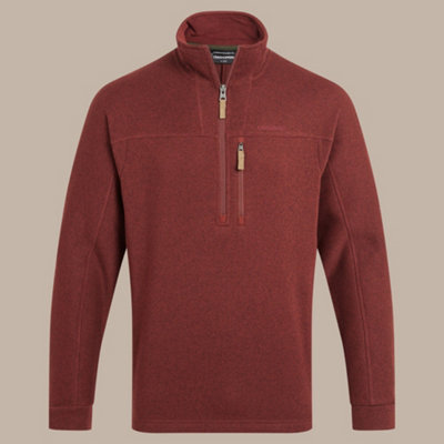 Craghoppers Torney Iii Half Zip Fleece Jasper Medium Red