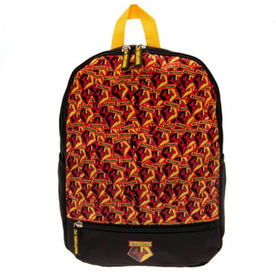 Watford Fc Backpack Black/yellow/red (One Size) from B&Q