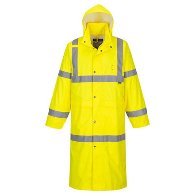 Portwest Mens Hi-Vis Raincoat Quality Product