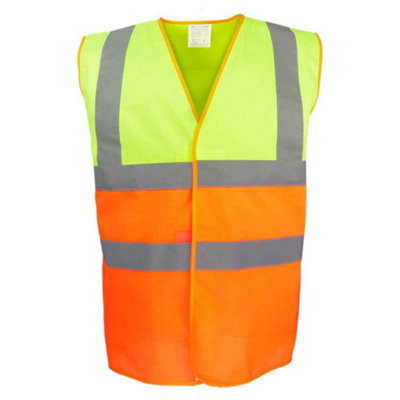 Yoko Unisex Adult Two Tone Reflective Vest from B&Q