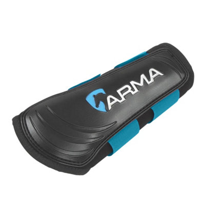 Arma Neoprene Horse Brushing Boots Ocean Blue (Cob) from B&Q