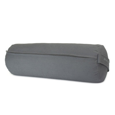 Yoga-Mad Buckwheat Yoga Bolster Graphite (One Size) from B&Q