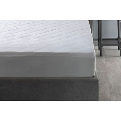 Belledorm Hotel Suite Quilted Mattress Protector White (Superking) from B&Q