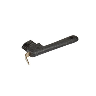 Roma Deluxe Horse Hoof Pick & Brush Black (One Size) from B&Q