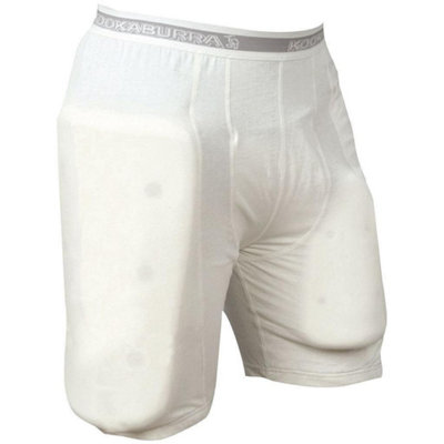  - Kookaburra Childrens/kids Protection Shorts White (One Size)