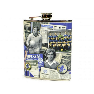  - Chelsea Fc Retro Hip Flask Blue/white (One Size)