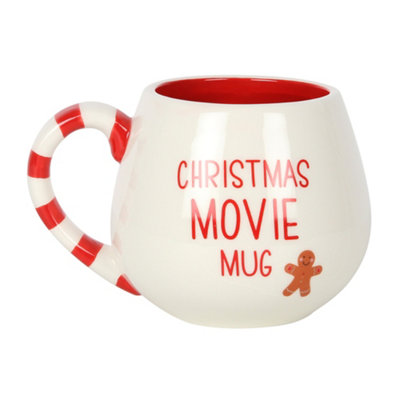 Something Different Christmas Movie Mug White/red (One Size) from B&Q