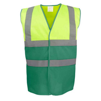 B&Q Yoko Unisex Adult Two Tone Hi-Vis Vest