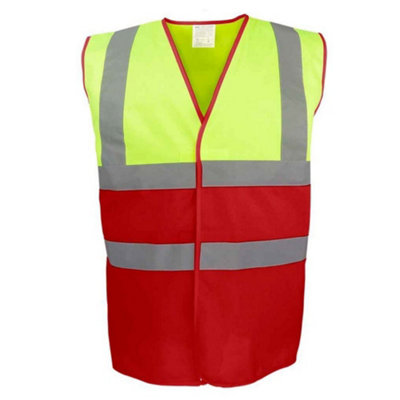 Yoko Unisex Adult Two Tone Hi-Vis Vest from B&Q