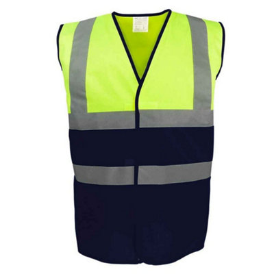 B&Q Yoko Unisex Adult Two Tone Hi-Vis Vest