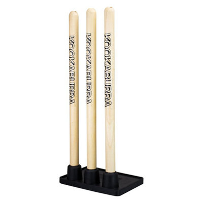 Kookaburra Wood Cricket Target Stump Natural/black (One Size) from B&Q