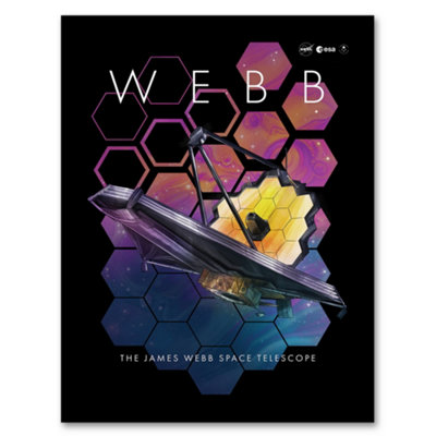 Artery8 Nasa James Webb Telescope 1St Anniversary Black Bedroom Decor Space Aesthetic Wall Art PrintA4 Size from B&Q
