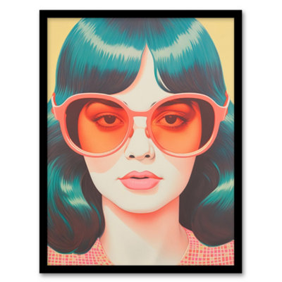 B&Q -  Too Cool To Call Retro 70S Portrait Living Room Wall Art PrintA4 Size