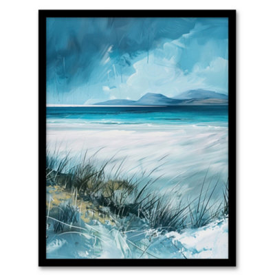 Artery8 Luskentyre Beach Isle Of Harris Outer Hebrides Wall Art PrintA4 Size from B&Q