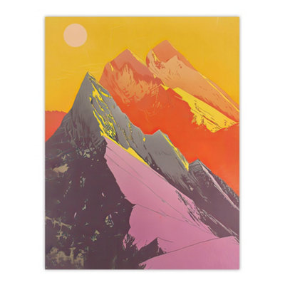 Artery8 Unframed Wall Art Dolomites Mountains Alps Peaks Summer Hike Sun12X16 Inch from B&Q