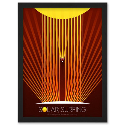 Artery8 Nasa Solar Surfing Innovative Advanced Concepts Wall Art PrintA4 Size from B&Q