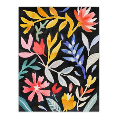 Artery8 Unframed Wall Art Abstract Floral Botanical Henri Matisse Style12X16 Inch from B&Q
