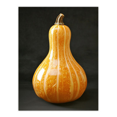 Artery8 Unframed Wall Art Shiny Butternut Squash Pumpkin Photograph12X16 Inch from B&Q