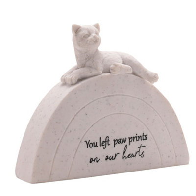Thoughts Of You Pet Memorial Rainbow - Cat Decorative Ornaments - Image 4