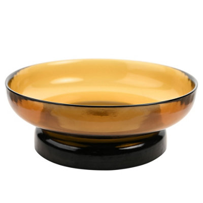 Hestia Elevated Glass BowlSmall from B&Q