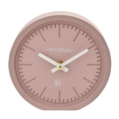Julian Charles Pink Interval Minimalist Desk Clock - One Size - Image 3