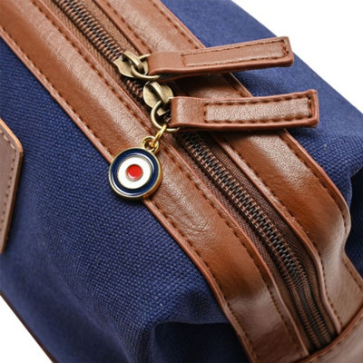 Raf Canvas And Faux Leather Washbag Lancaster - Image 5