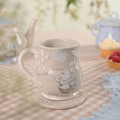 Alice In Wonderland Embossed Mug - White Rabbit Mugs - Image 8