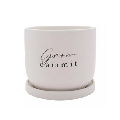 Country Living Ceramic Plant Pot Grow It