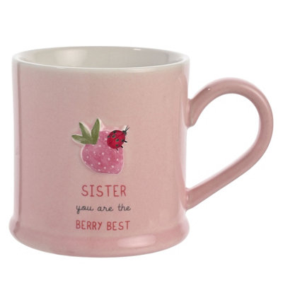 Love Life Embossed MugSister from B&Q