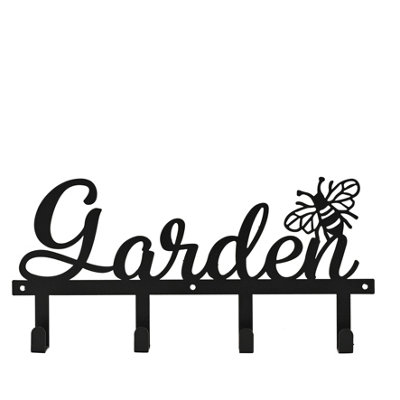Country Living Metal Garden Plaque With Hooks Garden from B&Q