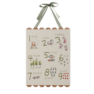 The Gift Experience Green Disney Winnie The Pooh Counting Plaque - Image 7