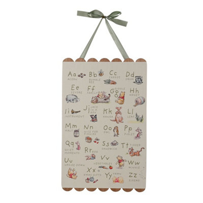 Disney Unisex Multicolor Winnie The Pooh Alphabet Plaque - Image 5