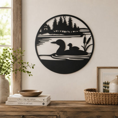Rackhams Black Metal Wall Art - Ducks - Image 4