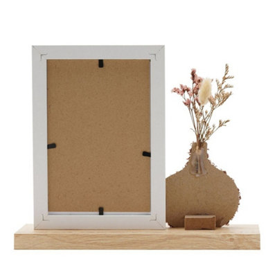 Hestia Unisex Multicolor Frame W/ Vase & Dried Flowers - 4" X 6" Natural - Image 5