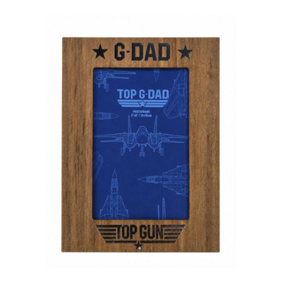 Rackhams Brown Top Gun Top G-Dad Photo Frame - 1 - Photo Frame - Image 4