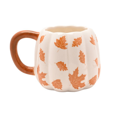 Country Living Pumpkin MugOrange Leaves from B&Q